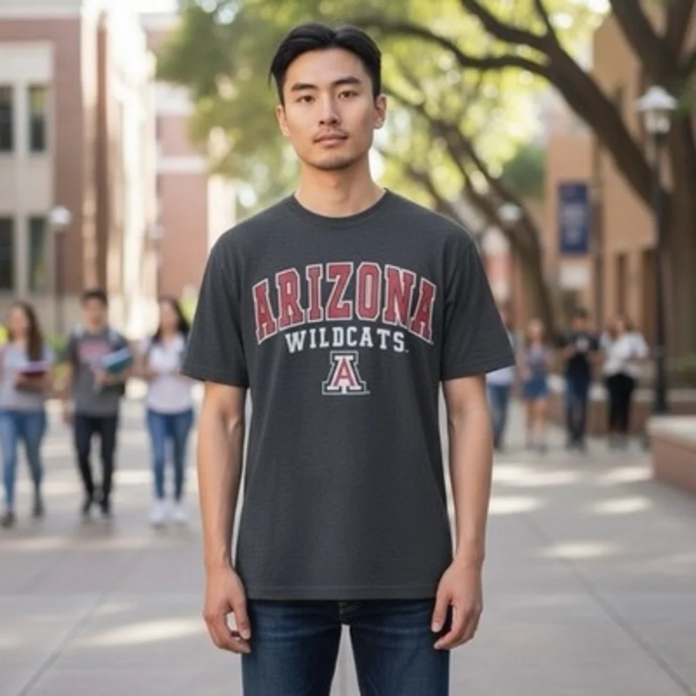 Colosseum Athletics Arizona Wildcats Navy Blue T-Shirt Youth League Team NWT